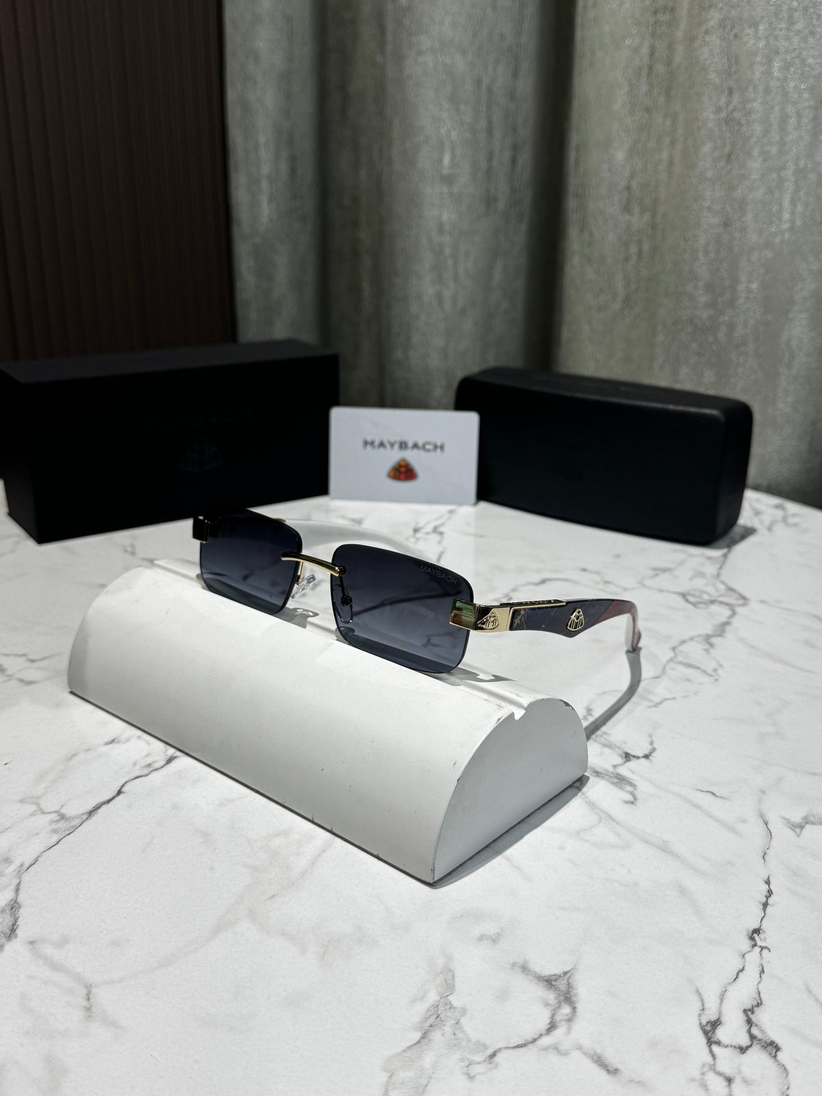 Mayba ch 7347 Marble Blue Ultimate Luxury Shade With Original Packaging