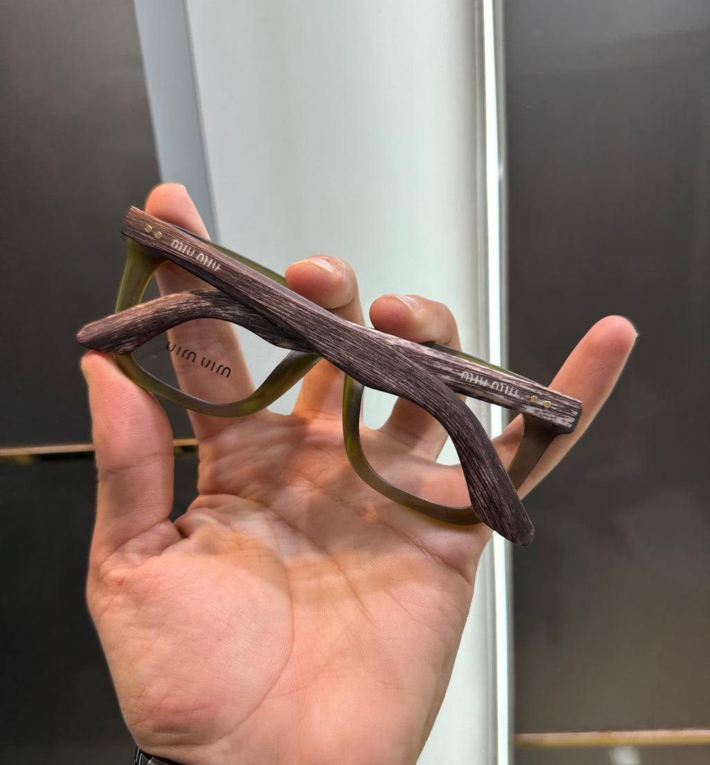 Mi u Mi u 5189 Wooden Ultimate Luxury Shade With Original Packaging